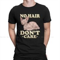 No Hair Sphinx  Mans TShirt Canadian Hairless Cat Sphynx Crewneck Tops 100% Cotton T Shirt Humor High Quality Gift Idea 4XL 5XL 6XL