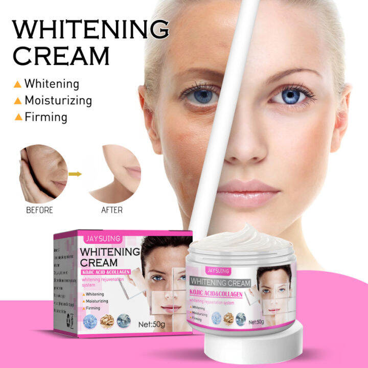 Kojic Acid Collagen Whitening Face Cream Moisturizing Remove Melanin ...