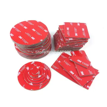 10pcs Double-Sided 3M 3M VHB 5952 15mm Round Self Adhesive Sticker Sticky  Pad Mounting Tape for Dash Cam/ GoPro