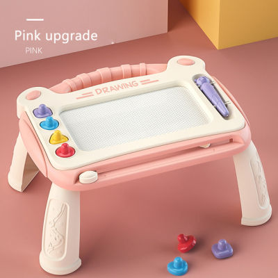 ESUN New Children Magnetic Drawing Tablet Desk Sketchpad Toys Color Graffiti Painting Writing Board With Stamps Educational Toys