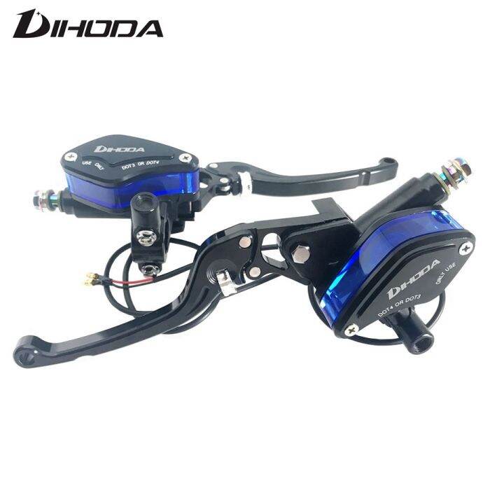 CNC Aluminium 2x Motorrad Brems- & Kupplungshebel Set Aus Alu - Universell Für 50-300ccm Bikes