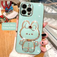 เคสมือจับสำหรับโทรศัพท์มือถือขาตั้งกระจกกระต่ายไฟฟ้า3D น่ารักแฟชั่นสำหรับ OPPO Realme 5 5i 5 PRO C53 NFC C51 C3 7i C17 C35 C30 C33 C2 A1K C21Y C25Y กล้องปกป้องซิลิโคนนิ่มกันกระแทกฝาหลัง