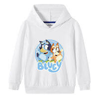 บิงโก-Blueys ผ้าฝ้ายชุดลำลองฤดูใบไม้ร่วงสาวอะนิเมะ Hoodie ชายหญิงเสื้อสวมหัวเด็กเสื้อผ้าแขนยาว