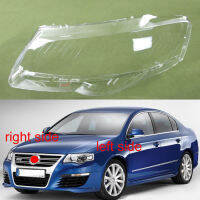 Front Headlamp Transparent Lampshade Lamp Shell Headlight Cover Plexiglass for VW Passat B6 R36 2006-2011 Halogen and Bi-Xenon