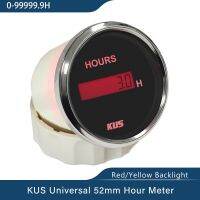 New KUS 2(52Mm) Digital Hourmeter Hour Meter For Diesel Gasoline Motorcycle Car Hourmeter 0-99999.9 Range 316L Bezel