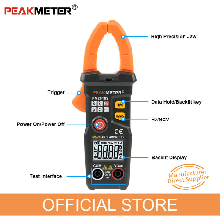 peakmeter-pm2016s-pm2016a-smart-mini-digital-clamp-meter-ac-current-pliers-ammeter-frequency-ncv-tester-amperimetric-clamp