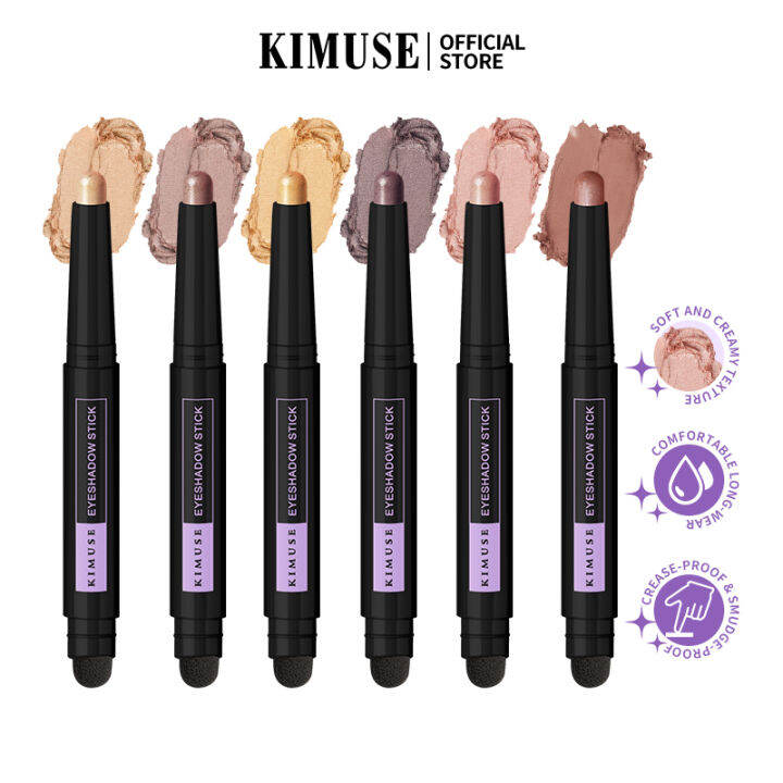 KIMUSE 6Color/Set EyeShadow Highlighter Stick Set Lazada.co.th