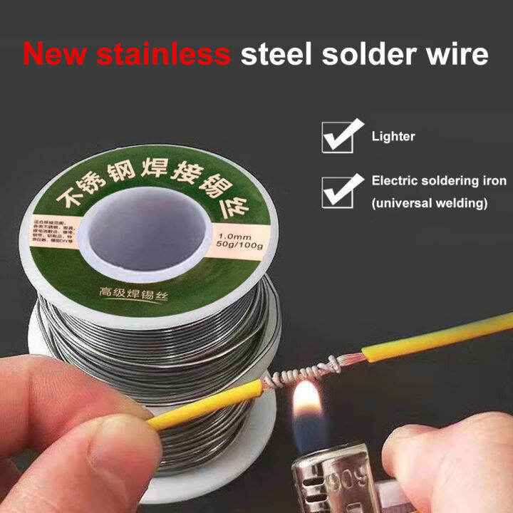 MC HOT SALE Disposable Lighter Solder Wire Stainless Steel Welding Tin Wire Copperironnickel