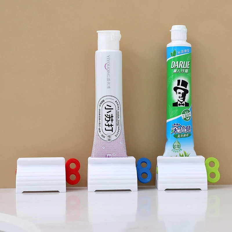 Polocat Toothpaste Tube Squeezer Easy Dispenser Rolling Holder Bathroom Supplies