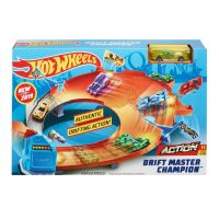 สินค้าขายดี!!! ของเล่น ชุดเซตราง รถแข่ง ฮอต เวล Hot Wheels Drift Master Champion Vehicle Racing Playset วิว วิล ของแท้ ของเล่น โมเดล โมเดลรถ ของเล่น ของขวัญ ของสะสม รถ หุ่นยนต์ ตุ๊กตา โมเดลนักฟุตบอล ฟิกเกอร์ Model