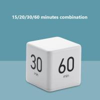 1PC 60 Minutes Visual Analog Timer Silent Countdown Clock Time Management Tool For Kids Adults Safe Durable Kitchen Timers