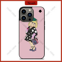 Kate Spade Miss Piggy Phone Case for iPhone 14 Pro Max / iPhone 13 Pro Max / iPhone 12 Pro Max / Samsung Galaxy Note 20 / S23 Ultra Anti-fall Protective Case Cover 378