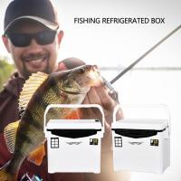 Fish Cooler Fishing Bait Box Cooler Portable Refrigeration Case for Live Baits Outdoor Fishing Food and Fishing Accessories security