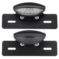 New Motorcycle LED Rear Brake Tail Light Stop License Plate Lights for Motorbikes Truck ATV Trailer Cafe Racer