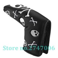 1pc Skull Blade Putter Cover Golf Putter Head Cover White or Black