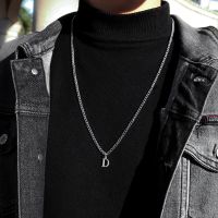 【CC】☍❂◆ Corinada New A-Z Initials Pendant Men Hip-hop Punk Jewelry