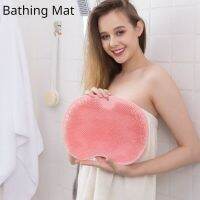 Exfoliating Shower Massage Brush Bathroom Anti-skid Mat Silicone Foot Brush Lazy Mans Magic Tool for Rubbing Bath Bathing Tools Showerheads