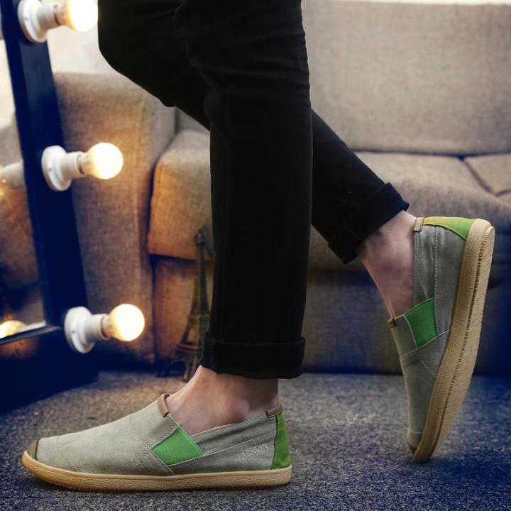 clxsuve-รองเท้าผู้ชายรองเท้ารองเท้ารองเท้าแฟชั่นลำลองรองเท้าผ้าใบ-breathable-running-shoes-for-men-cloth-shoes-จัดส่งฟรีค่ะ