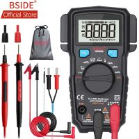 ZZOOI BSIDE ADM66 True RMS Digital Multimeter Auto Range TRMS Mini 6000 DMM Dual Slot Capacitance ohm Hz Temp NCV Diode Pocket Tester