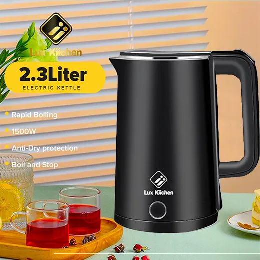 2.3L Electric Kettle Stainless Steel Kitchen Boiling Water Heater