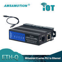 โมดูลขยายอีเธอร์เน็ต ETH-Q-2P RS232แปลง RS232-ETH เหมาะสำหรับ Mitsubishi Q Series Q0002 PLC