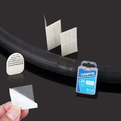 ℗ Bike Tyre Repair Kit Bike Tire Patch Repair Kit Glueless Bicycles Inner Tire Puncture Patch with Levers for Road Bikes