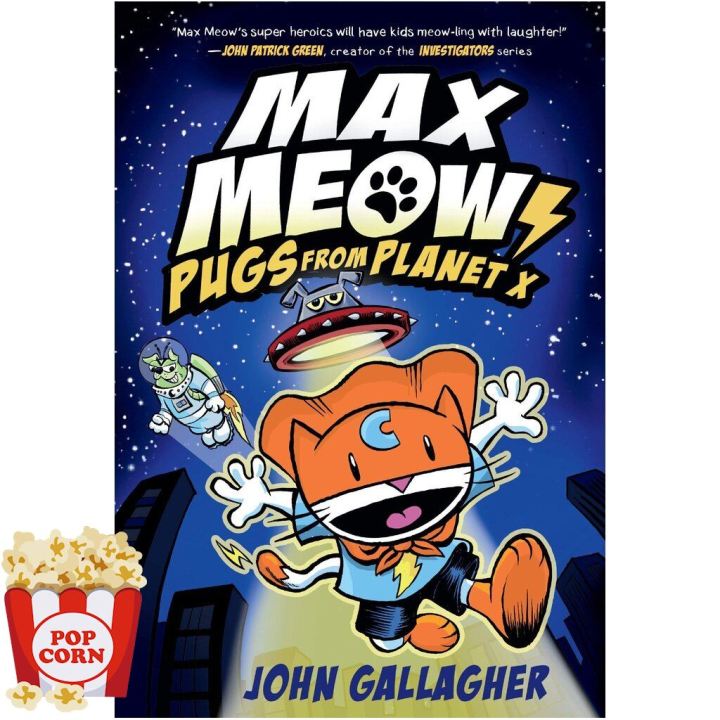 Happiness is all around. หนังสือภาษาอังกฤษ MAX MEOW 03: PUGS FROM PLANET X