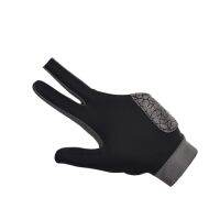 Gloves For Working Out Finger Billiards Snooker Professional Glove Show Pool Glovefor Left Right Hand Size ( Black )