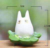 【In-demand】 Noon Traders Kawaii Diy การ์ตูนเรซิ่น Totoro Figurines โชคสีเขียวเพชรประดับภูมิทัศน์สำหรับเด็กของขวัญตุ๊กตาของเล่นตกแต่ง