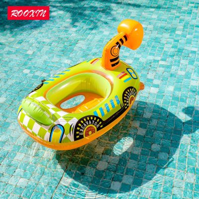 ROOXIN Car Work Truck Inflatable Pool Float Seat Wheel Baby Water Play Tube Children Swimming Ring Float Ring Swimming Pool Toys