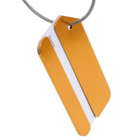 Aluminum Luggage Tag ID Funky Travel Bagages Metal Label Straps Solid Color Simple Luggage Suitcase Tags Travel Accessories