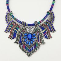 【DT】hot！ Chunky Bib Statement Torque Choker Bohemia African Egypt Necklaces