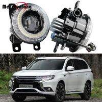 【ขายดี Oozkhjue 528】ตาทูตสวรรค์ไฟตัดหมอก LED 8000LM 3X30W สำหรับ Mitsubishi Outlander 2006-2019ไฟเดย์ไลท์หมอกกลางวันภายนอกรถ H11 12V