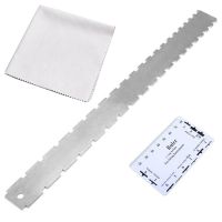 Guitar Measuring Ruler Metal Electric Guitar Ruler Stainless Steel Guitar Neck Ruler