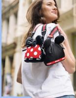 LeSportsac Le Poetry Disney กระเป๋าสะพายไหล่ร่วมเดียวสาวโบว์กระเป๋าสะพายข้างน่ารักหญิง 1157