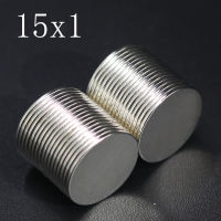 10/20/50/100Pcs 15x1 Neodymium แม่เหล็ก 15 มม.x 1 มม.N35 NdFeB รอบ Super ที่มีประสิทธิภาพ Strong แม่เหล็กถาวร imanes แผ่น 15*1-Jingmu