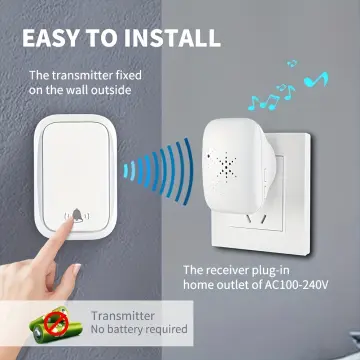 Wireless Doorbell WiFi Alarm System Intelligent Wireless Doorbell Strobe  Siren Tuyasmart app 58 sound 433MHz wireless detectors