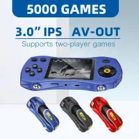 Handheld Game Console F2 Racing Car Model Cool Gaming 3.0Inch IPS Screen AV Output TV Connect Video Game Console For Kids Gifts