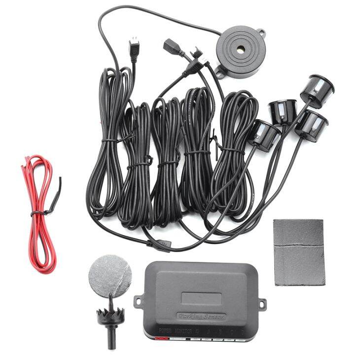 car-parking-sensor-parktronic-4-sensors-22-mm-with-buzzer-reverse-backup-radar-buzzer-system