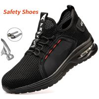 safety shoes Work Sneakers Steel Toe Men Puncture-Proof Work Boots Indestructible Security light weight