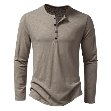 Henley Shirt ราคาถูก ซื้อออนไลน์ที่ - เม.ย. 2024