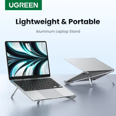 UGREEN Laptop Stand Adjustable Foldable Aluminum Laptop Stand for MacBook Air Pro PC 11 13 17 inch Model: 15622