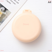 Dove หวีเป่าผมรูปหมีขนาดเล็กพับได้แปรงผมการ์ตูนสำหรับเด็กผู้หญิงหวีผมอุปกรณ์จัดแต่งทรงผมป้องกันไฟฟ้าสถิตย์พกพาได้