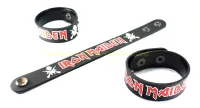 IRON MAIDEN ริสแบนด์ วงดนตรี wristband ร็อค อีโม เดธ แทรส เมทัล ป๊อป เกาหลี สินค้าส่งต่างประเทศ ปรับขนาดข้อมือได้สองขนาด รับประกันความพอใจ IRN25NNN