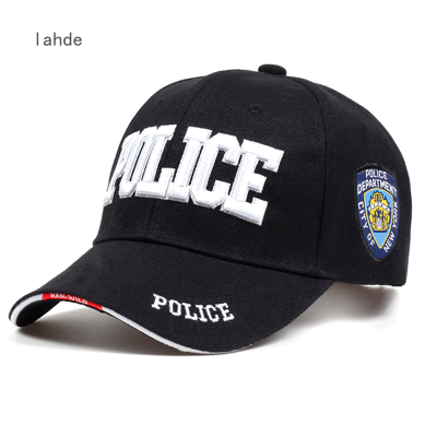 Lahdeผู้ชายผู้หญิงSnapbacksเย็บปักถักร้อยตำรวจหมวกเบสบอลรูปตัวอักษรกีฬากลางแจ้งหมวก