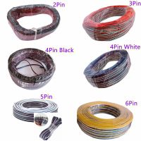 20เมตร/30เมตร/2pin 3pin 6pin 5Pin 4pin 22AWG ขั้วต่อส่วนขยายสายไฟ Led สำหรับ3Pin WS2811/2812 4pin 5050 RGB/RGBW CCT สายต่อไดรเวอร์ไฟ Led 6ขา