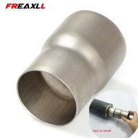 Universal 61mm-51mm Motorcycle Modified exhaust Muffler pipe Adapter Reducer Connector Pipe Tube For For BENELLI TNT 125 TNT135