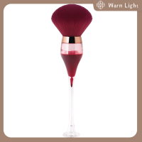 Warm Light 1PC Wine Glass Shape Mineral Powder แปรงแต่งหน้านุ่มแปรงรองพื้น