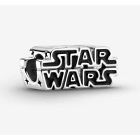 [พร้อมส่ง สินค้าแท้ ?] Pandora Star Wars Silver 3D Logo Charm