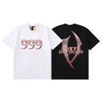 Juicewld เสื้อยืดแขนสั้นสำหรับคู่รักชายหญิงทรงหลวมรุ่น VLONE999 US